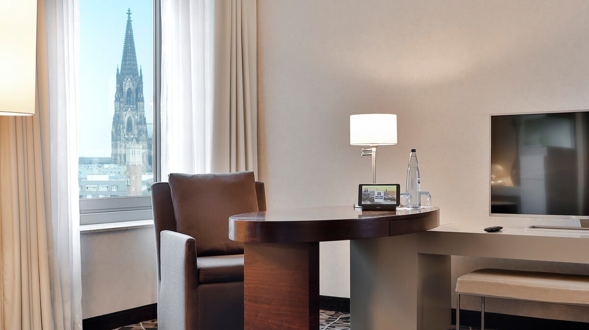 Chambre confort avec vue sur la cathédrale